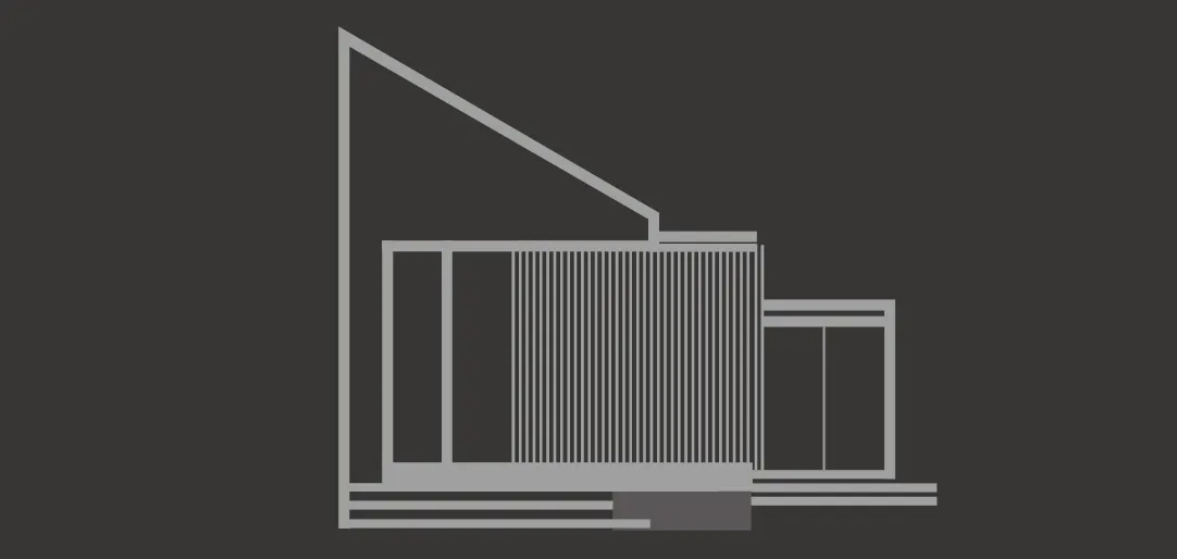 シンボリックハウス立面プラン 正面