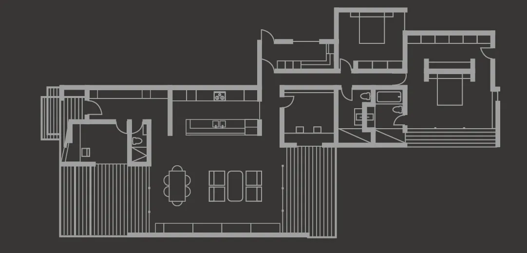 シンボリックハウス平面プラン 1F